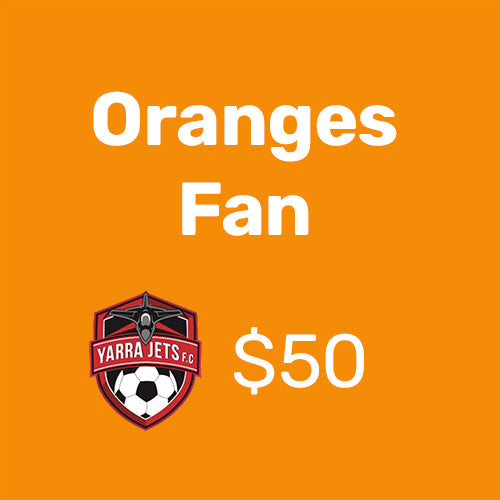 ⚽️ Yarra Jets FC “Oranges Fan” $50 contribution ⚽️